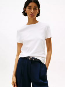 Drapey Smooth Cotton T-Shirt