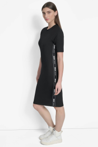 BODYCON DRESS WITH LOGO TAPING