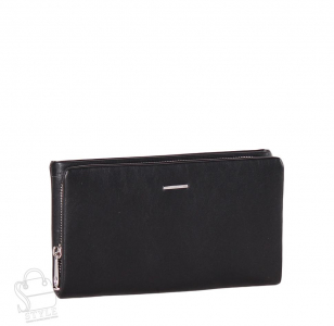 Клатч мужской кожаный 20934 black Pratero