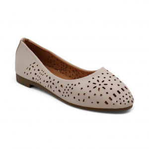 Женские балетки D5-2 бежевые