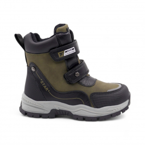 Ботинки А6685-9 зеленые п/п