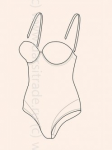 Боди №1852 Sielei р.