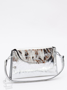 Сумка женская кожаная 98214-2 silver Velina Fabbiano-Safenta