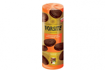 «Forsite», печенье–сэндвич с шоколадно-ореховым вкусом, 220 г