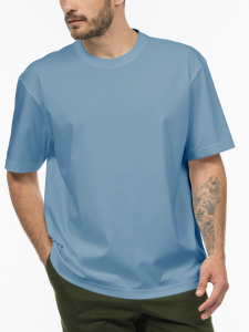 Футболка из премиального мерсеризованного хлопка и шёлка