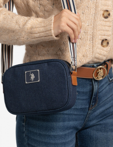 DENIM CROSSBODY BAG
