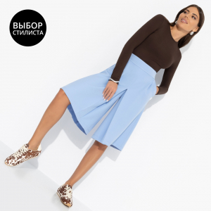 Юбка-шорты с высокой посадкой, Девочкам это нравится (blue)