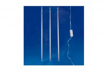 Занавес светодиодный фигурный «Падающие звезды» 2х0,5 м белый свет (ULD-E2405-144/DTK WHITE IP44)