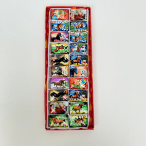 Магниты прямоугольные с пожеланиями - Год лошади 5 см (20 шт в уп)