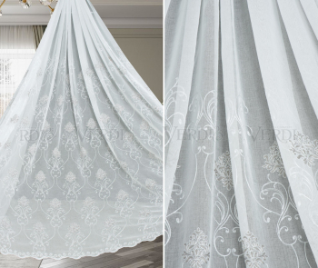 Имитация льна с вышивкой Ярина