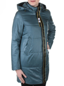 B19108 GRAY/GREEN Пальто демисезонное женское Aikesdfrs