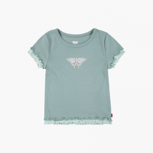 Double Layer Knit Top Big Girls S-xl