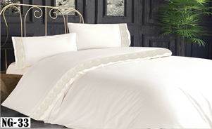 КПБ EFOR RANFORCE (AYTAC NG-33)  KREM  кремовый  гипюр евро