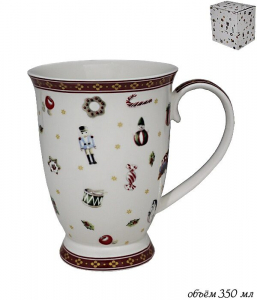 105-596 Кружка 290 мл НОВЫЙ ГОД в под.уп.(х36) Фарфор