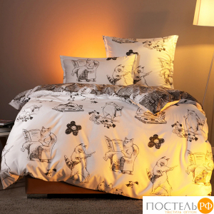 DOME КОТЫ КАК ТЫ КПБ 145х205-1/180х220-1/70х70-2, 4 пр., модал/поливискоза