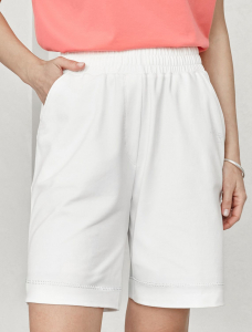 Шорты из тонкого премиального футера с эластаном