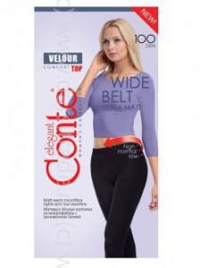 Колготки женские Velour_Top_100 Conte Дроп