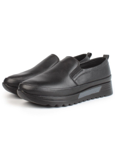 03-5305 BLACK Полуботинки женские (натуральная кожа)