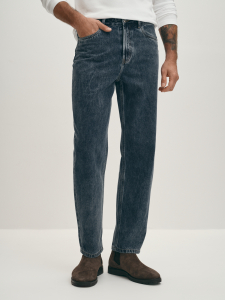 Джинсы 5 карманов с эффектом вываренной джинсы из хлопка