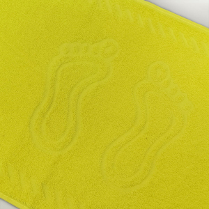 Полотенце махровое Ножки желтый