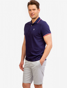 TIPPED OTTOMAN PIQUE POLO SHIRT