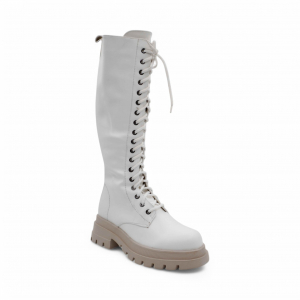 Сапоги демисезонные G305 белые