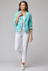 Жакет БЕЛЭЛЬСТИЛЬ 203 мята цветы