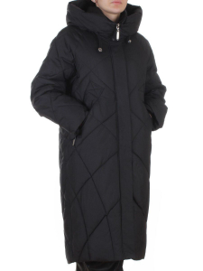 A620 BLACK Пальто зимнее женское (200 гр. био-пух)