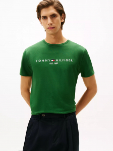 Embroidered Tommy Logo T-Shirt