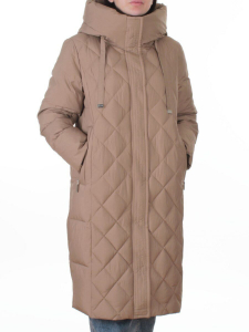 8353 BEIGE Пальто зимнее женское (200 гр. холлофайбер)