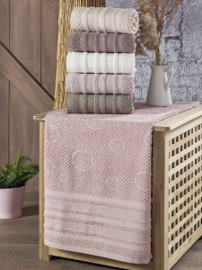 Полотенце PHILIPPUS махра 50*90 (1/6 ) SMART COTTON (E882) PARIS