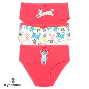 GULC3276/1(3) трусы для девочек (3 шт в кор.)
