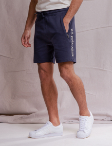 WHITE LABEL FRENCH TERRY ZIPPER SHORTS