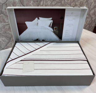 КПБ Pupilla SATIN (LARA) CIZGILI евро BORDO БОРДО