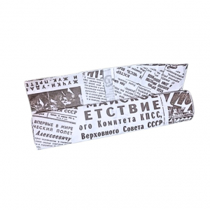 Скатерть «Газета» (ПВД, рулон 5 шт.) 110*180