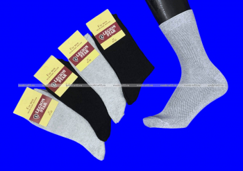 Легион носки мужские СЕТКА серые