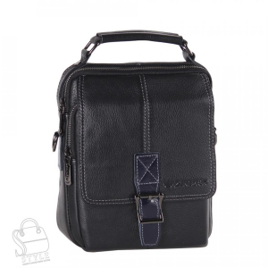 Сумка мужская кожаная 67712Z black Zinimxs
