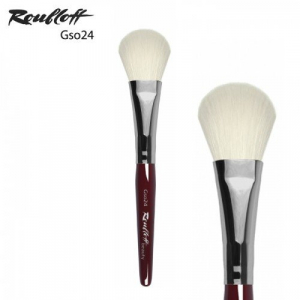 Кисть gso24 Roubloff овальная для пудры и румян, синтетика имитация козы