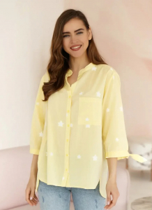 Женская рубашка в звездочку First Way