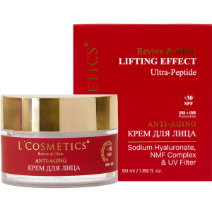 Крем для лица Revive & Glow Anti-Aging SPF 30 с Ultra-Peptide и лифтинг-эффектом 50 мл