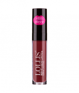 Помада для губ LOLLIS матовая жидкая Matte Liquid Lipstick 13 Меркер Косметика