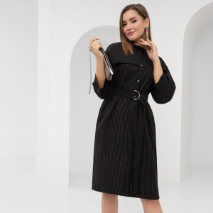 Платье, Идеальный фасон (модница, с поясом)