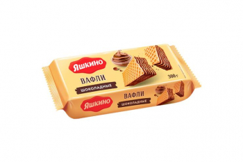 «Яшкино», вафли с шоколадом, 300 г