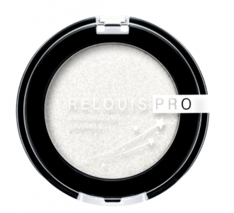 Тени для век Relous pro Relouis белый тон:01 snow  эффект сияния