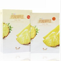 Тканевая маска Moods очищающая и омолаживающая Ананасовая 38 грамм / Moods Facial Mask Pineapple 38 gr