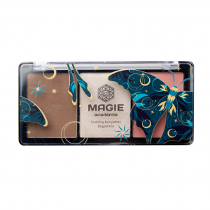 Палетка для скульптурирования лица Elegant trio MAGIE ACADEMIE тон 01 Light skin