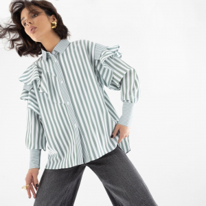 Рубашка с асимметричным декором, Взаимная выгода (new)