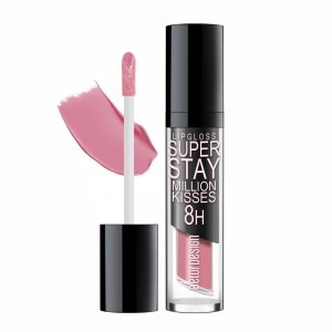Блеск для губ Million kisses BelorDesign розовый 223 розовый нюд  бархатистый эффект