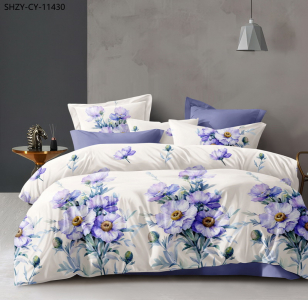 Комплект постельного белья Сиреневая гладь поплин