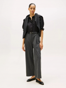 Stretch-Waist Wide Leg Pant